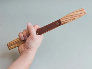 Скобель шкіряний чохол
