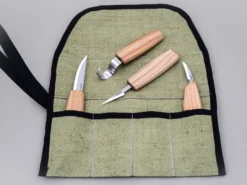 Набір для різьби брезентовому чохлі