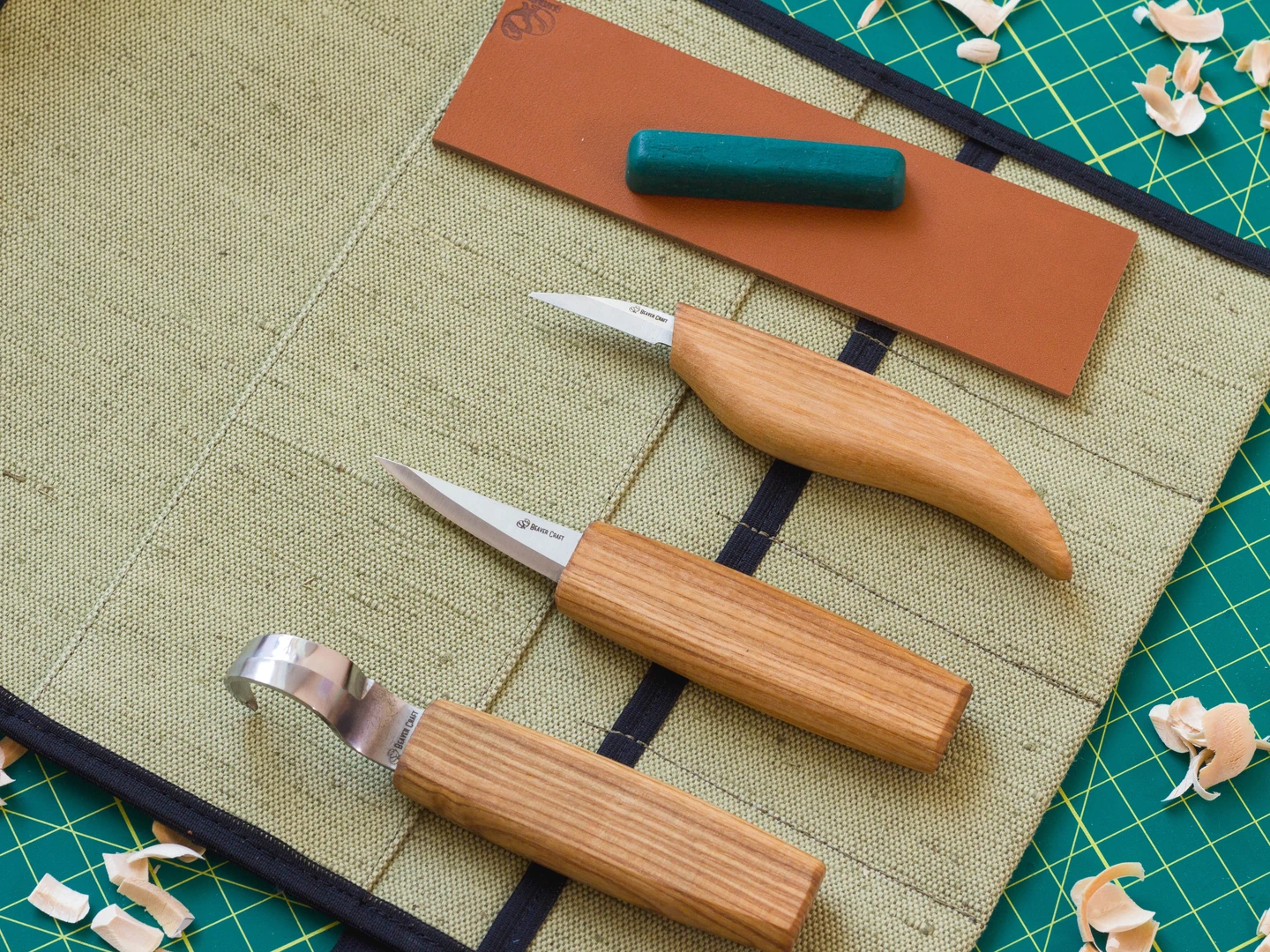 Ложкоріз ножі полосочка паста