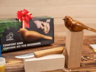 Набір для різьблення по дереву BeaverCraft DIY01 «Пташка» для початківців — ідея для подарунка - Зображення 4