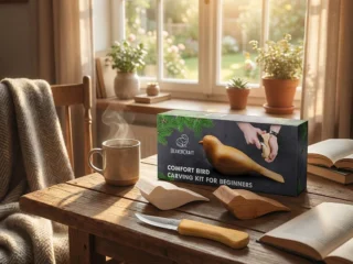 Набір для різьблення по дереву BeaverCraft DIY01 «Пташка» для початківців — ідея для подарунка - Зображення 5
