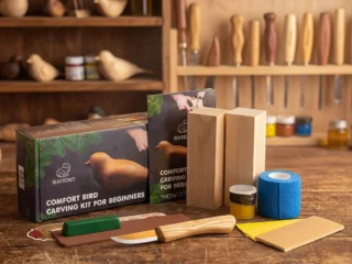 Набір для різьблення по дереву BeaverCraft DIY01 «Пташка» для початківців — ідея для подарунка - Зображення 12
