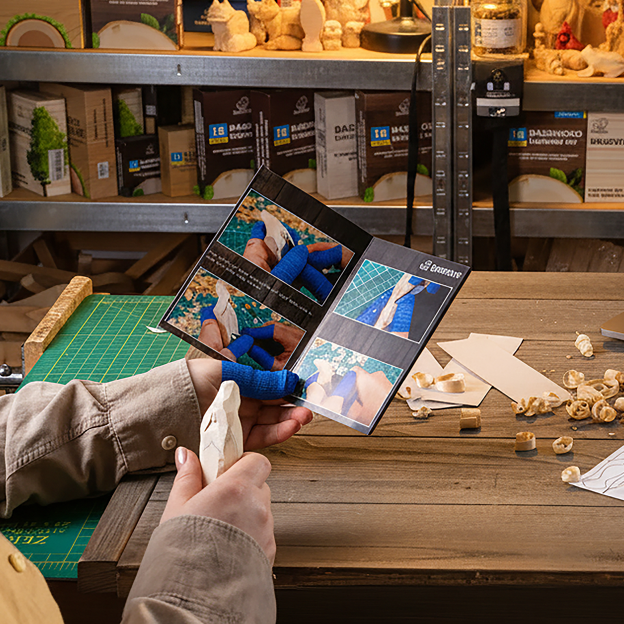 DIY03 - Набор для вырезания волшебника для начинающих: взрослых, подростков и детей — изображение 5