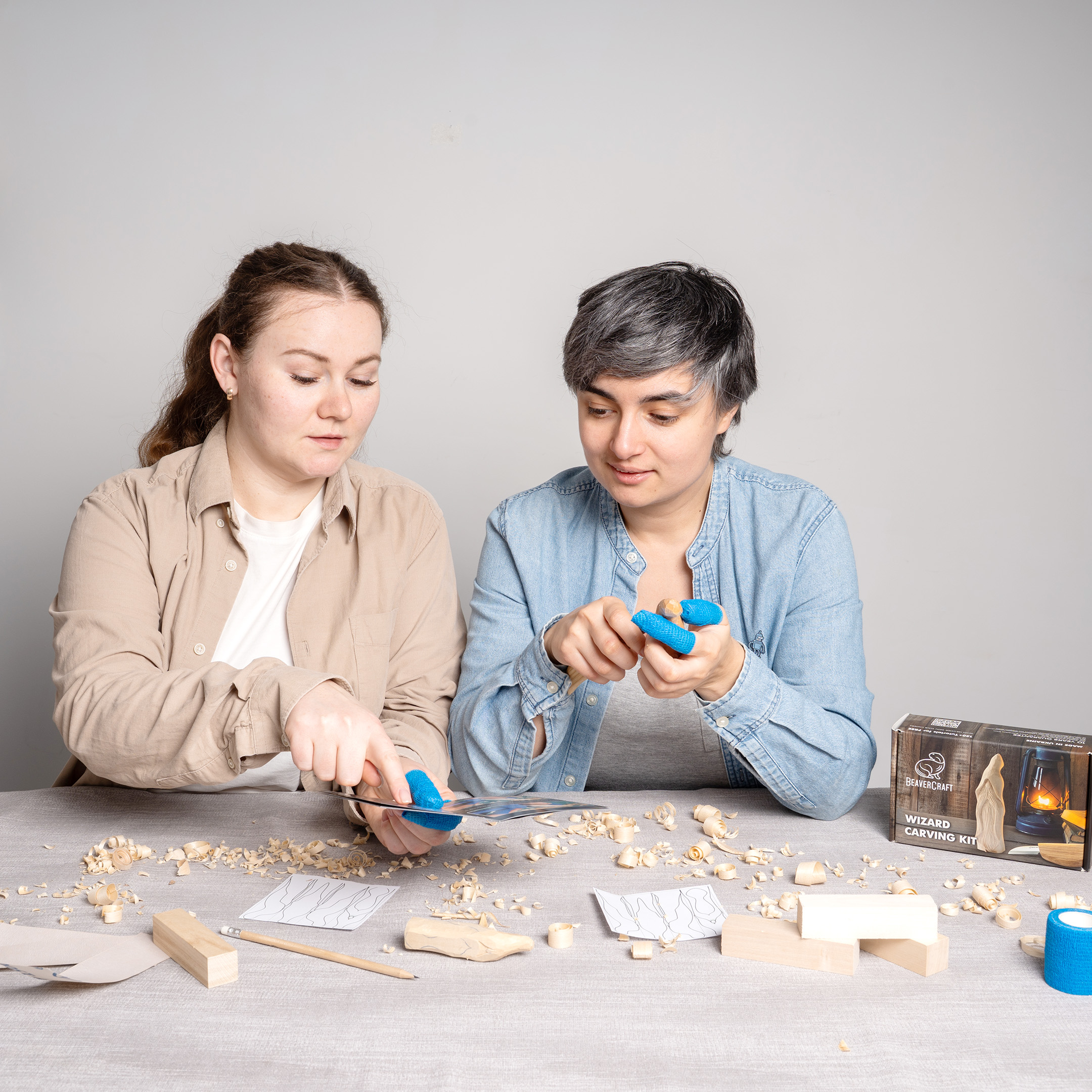 DIY03 - Набор для вырезания волшебника для начинающих: взрослых, подростков и детей — изображение 3