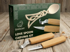 Набір для різьблення по дереву BeaverCraft DIY04 «Ложка кохання» для початківців — ідея для подарунка