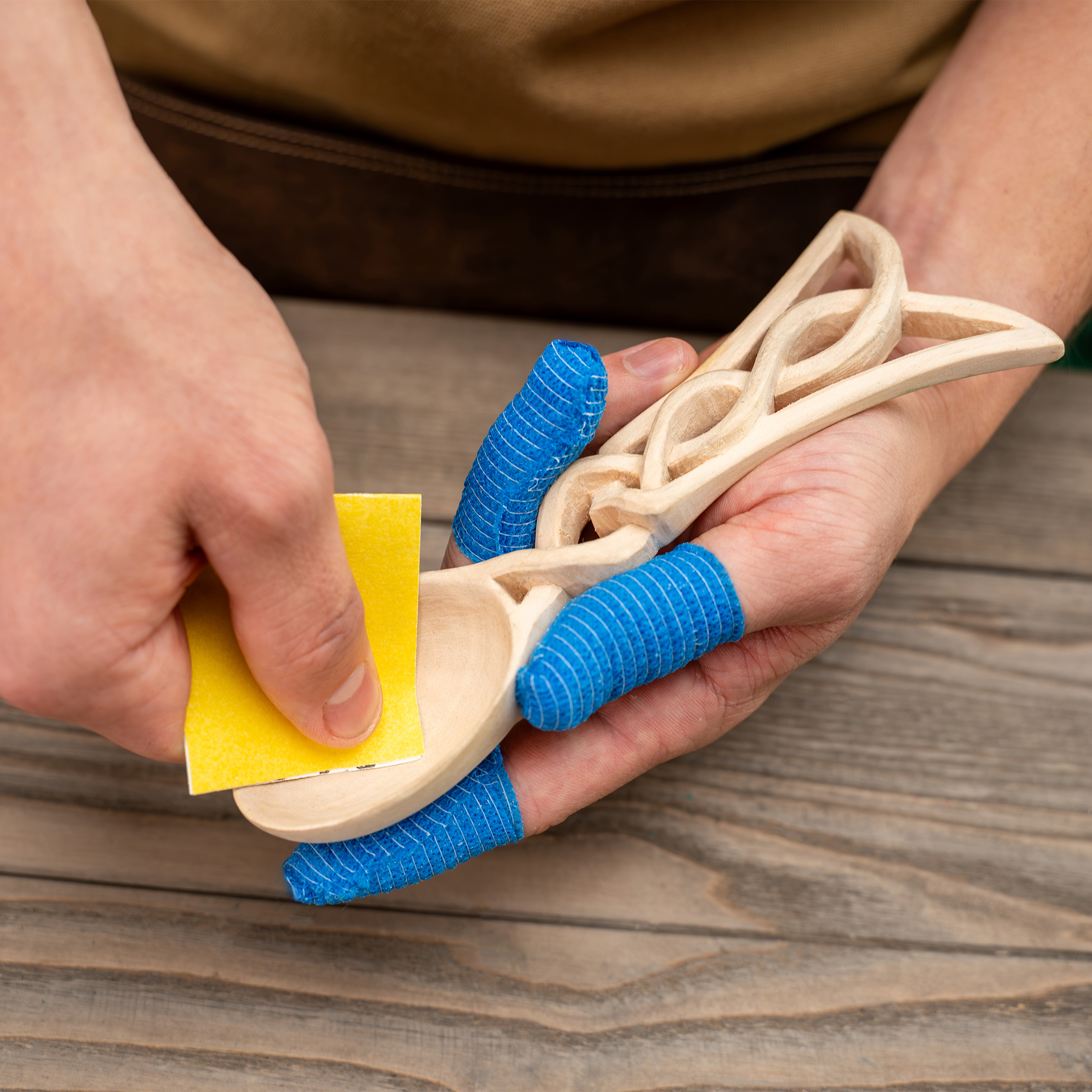 DIY04 - Набор для вырезания кельтской ложки для начинающих: взрослых, подростков и детей — изображение 5