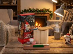 Набір для різьблення по дереву BeaverCraft DIY06 «Санта» для початківців — ідея для новорічного подарунка