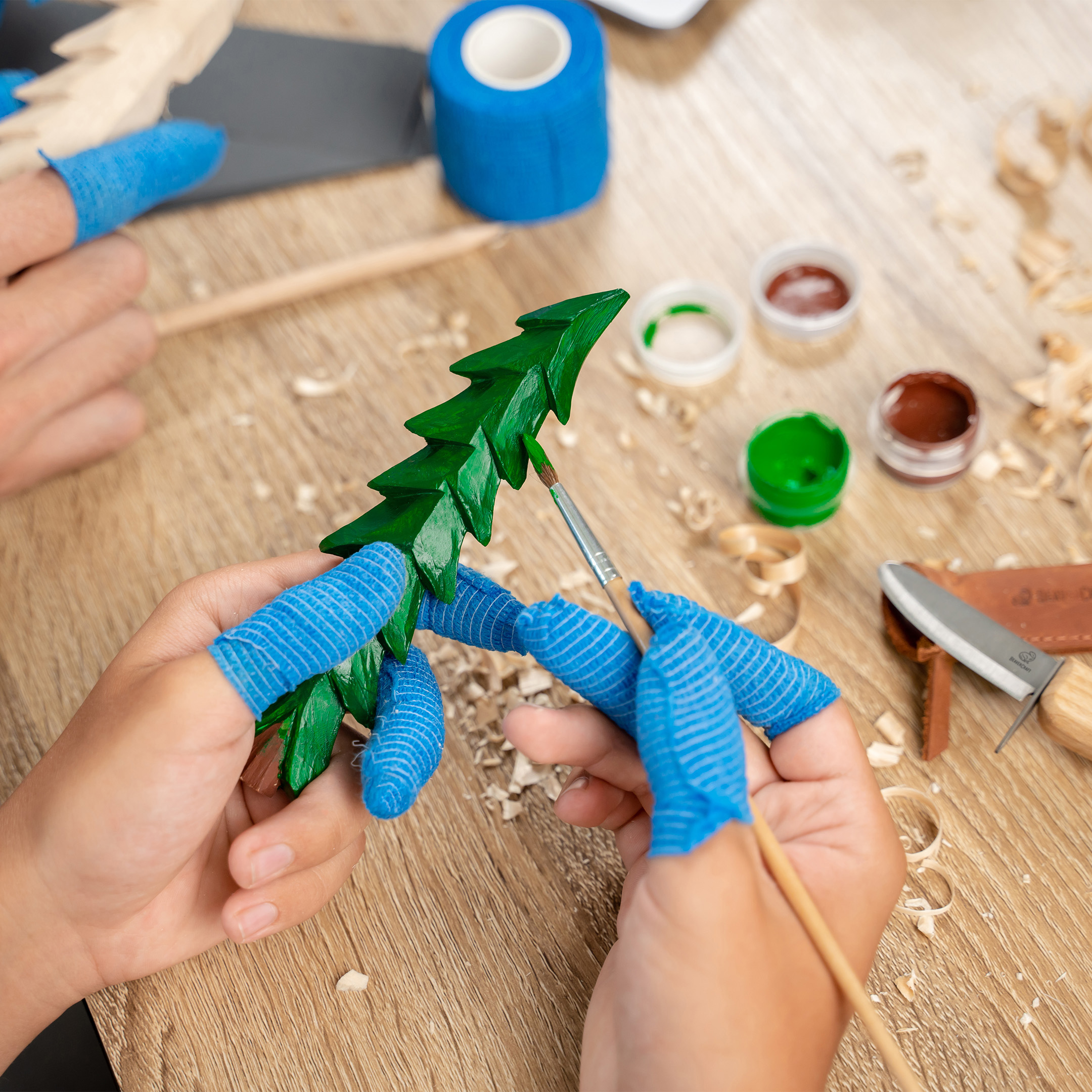 DIY08 - Набор для вырезания ёлочки для начинающих: взрослых, подростков и детей — изображение 5