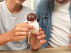 Alternative view of Набір для різьблення по дереву BeaverCraft DIY09 «Грибочки» для початківців — ідея для сімейного подарунка