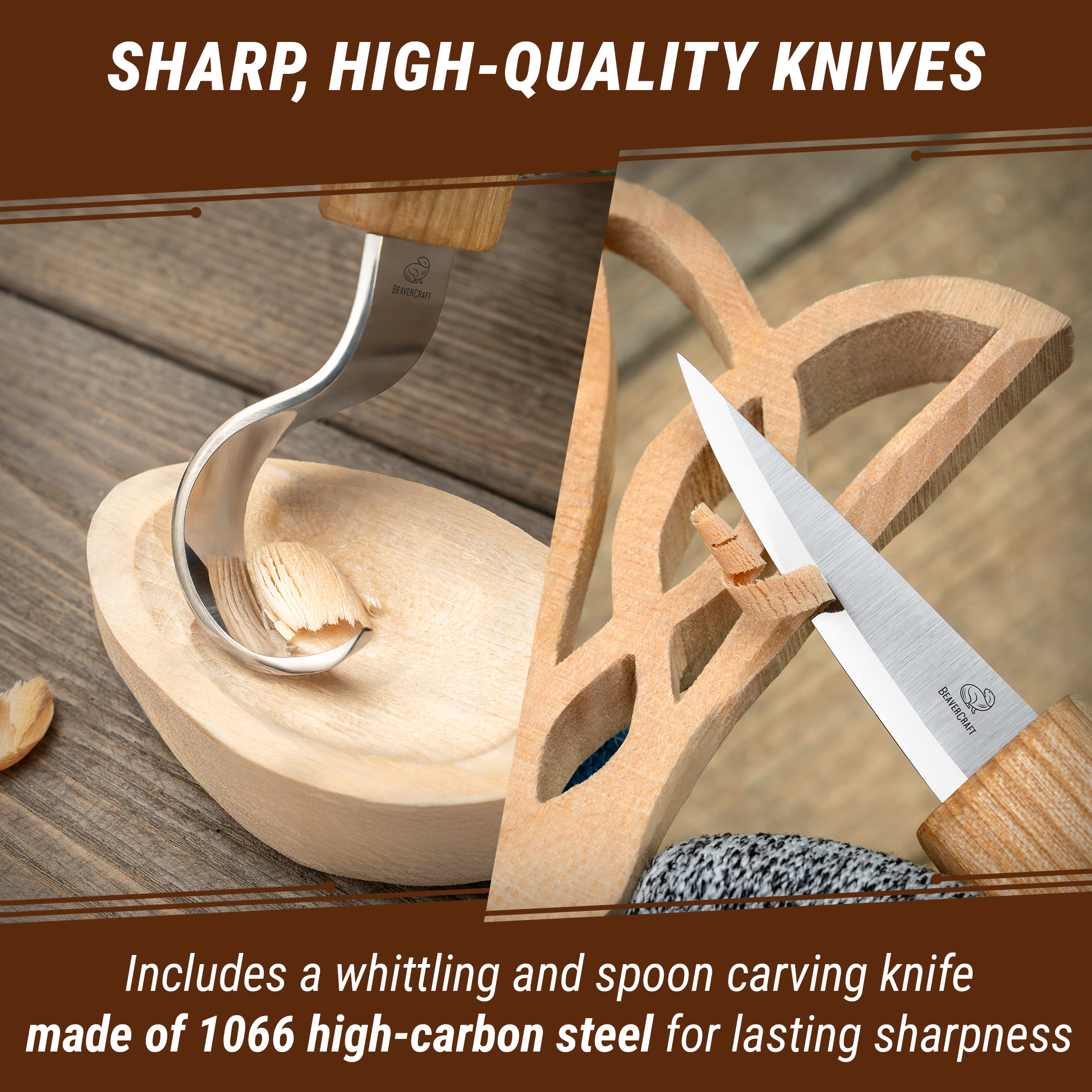 DIY04 - Набор для вырезания кельтской ложки для начинающих: взрослых, подростков и детей — изображение 6