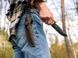 Бушкрафт ніж з чохлом