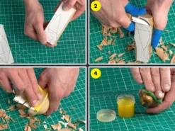 Як вирізати пташку з дерева