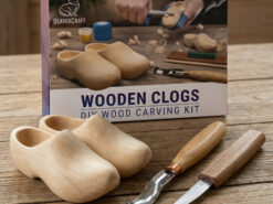 Alternative view of Набір для різьблення по дереву BeaverCraft DIY10 «Кломпи» для початківців — ідея для подарунка