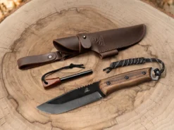 Ніж бушкрафт з кресалом та чохлом