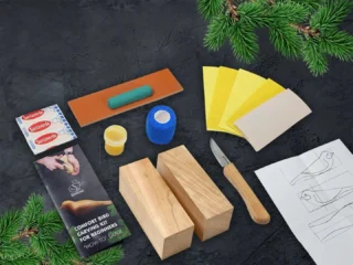 Набір для вирізання пташки з дерева БіверКрафт DIY01