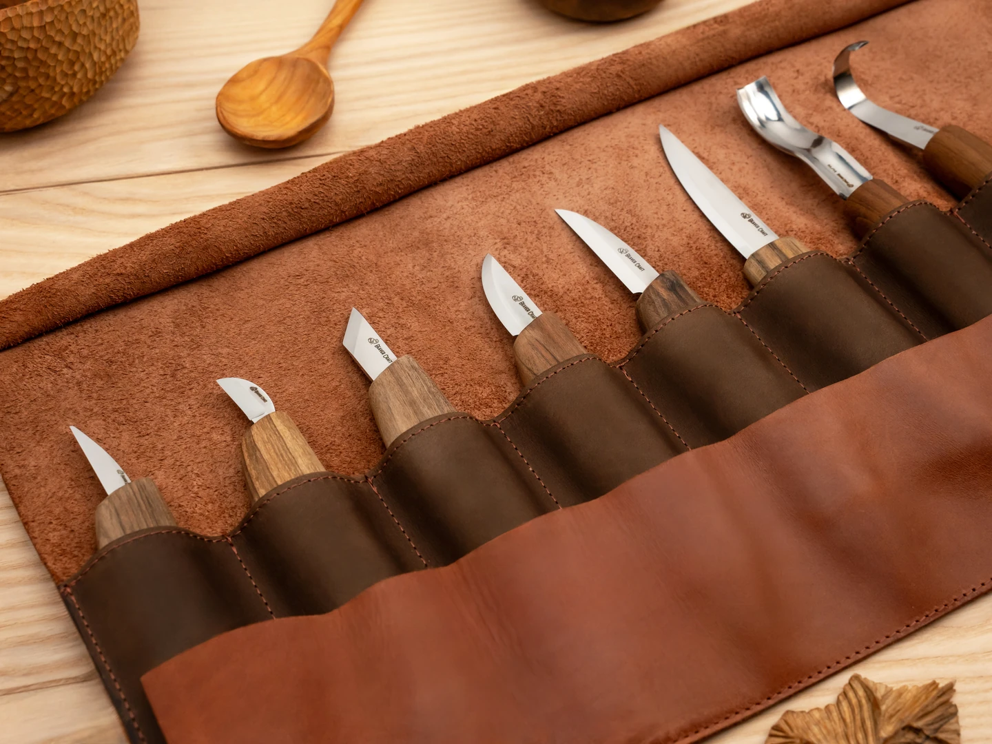 Інструменти для всіх видів різьби по дереву шкіра подарунковий