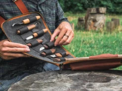 Шкіряна сумка для зберігання інструментів чохол рюкзак