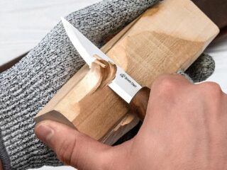 Преміальний набір для різьблення ложок з шкіряним чохлом | BeaverCraft S01X Brown - Зображення 5