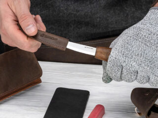 Преміальний набір для різьблення ложок з шкіряним чохлом | BeaverCraft S01X Brown - Зображення 4