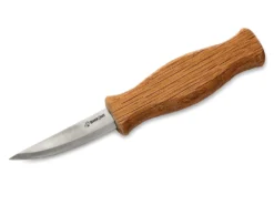 Ніж ручка дуб для зрізання деревини БіверКрафт С4