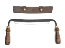 Скобель DK4S кований з шкіряним чохлом Біверкрафт