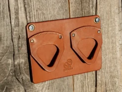 Підвіс шкіряний настінний для двох інструментів