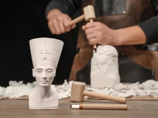 Альтернативний вигляд Набір скульптора BeaverCraft «Нефертіті» — археологічний DIY-набір, ідея для подарунка